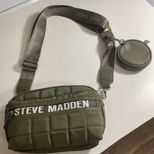 Steve Madden Crossbody Bag - green military